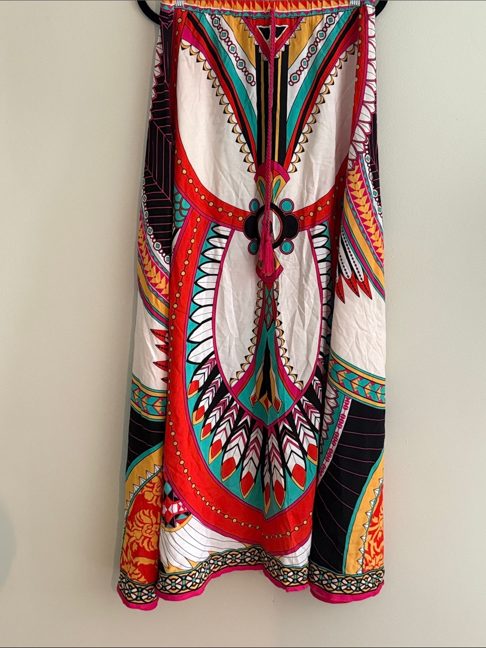 Vibrant Multicolor Boho Maxi Skirt